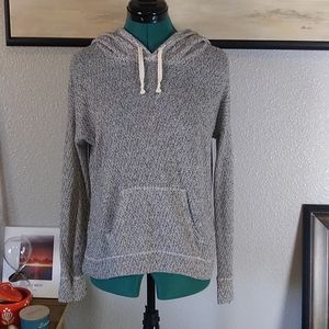 Hollister XS Grey Lightweight Hooded Top
